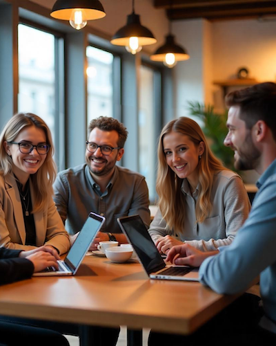 Prof. Dr. Simon Nestler im Austausch