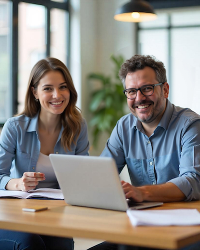 Prof. Dr. Simon Nestler beim Coaching