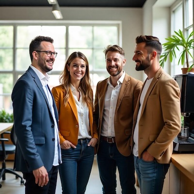 Prof. Dr. Simon Nestler im Austausch